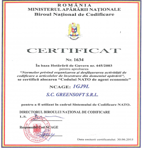 Certificat Agent Economic NATO Certificat Agent Economic NATO