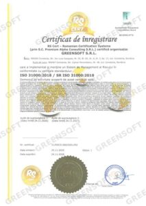 Document: ISO 31000:2018 – Sistem de Management al Riscului — GreenSoft Constanța