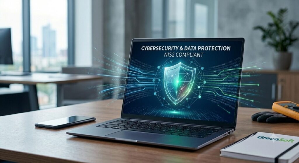Soluție de cybersecurity și conformitate NIS2 pentru firme — GreenSoft, Constanța